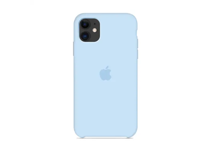 Apple Silicone Case Sky Blue iPhone 11